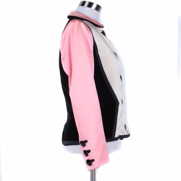 VINTAGE SAINT LAURENT Rive Gauche Jacket, Pink - Picture 4 of 8
