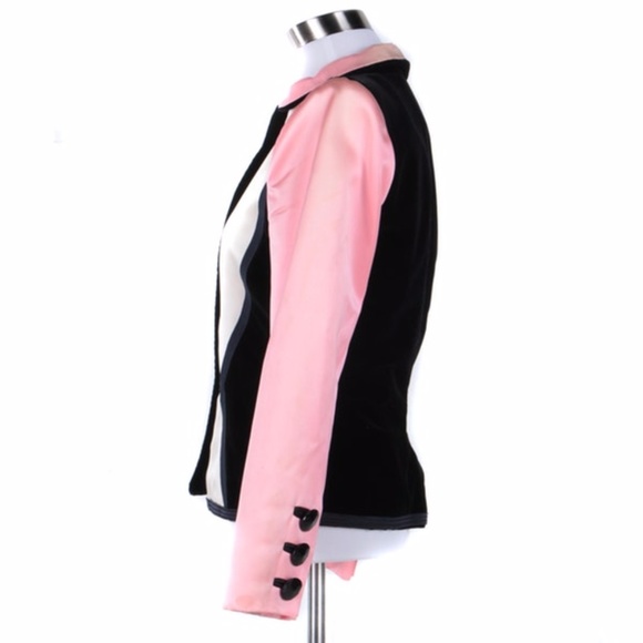 VINTAGE SAINT LAURENT Rive Gauche Jacket, Pink - Picture 5 of 8