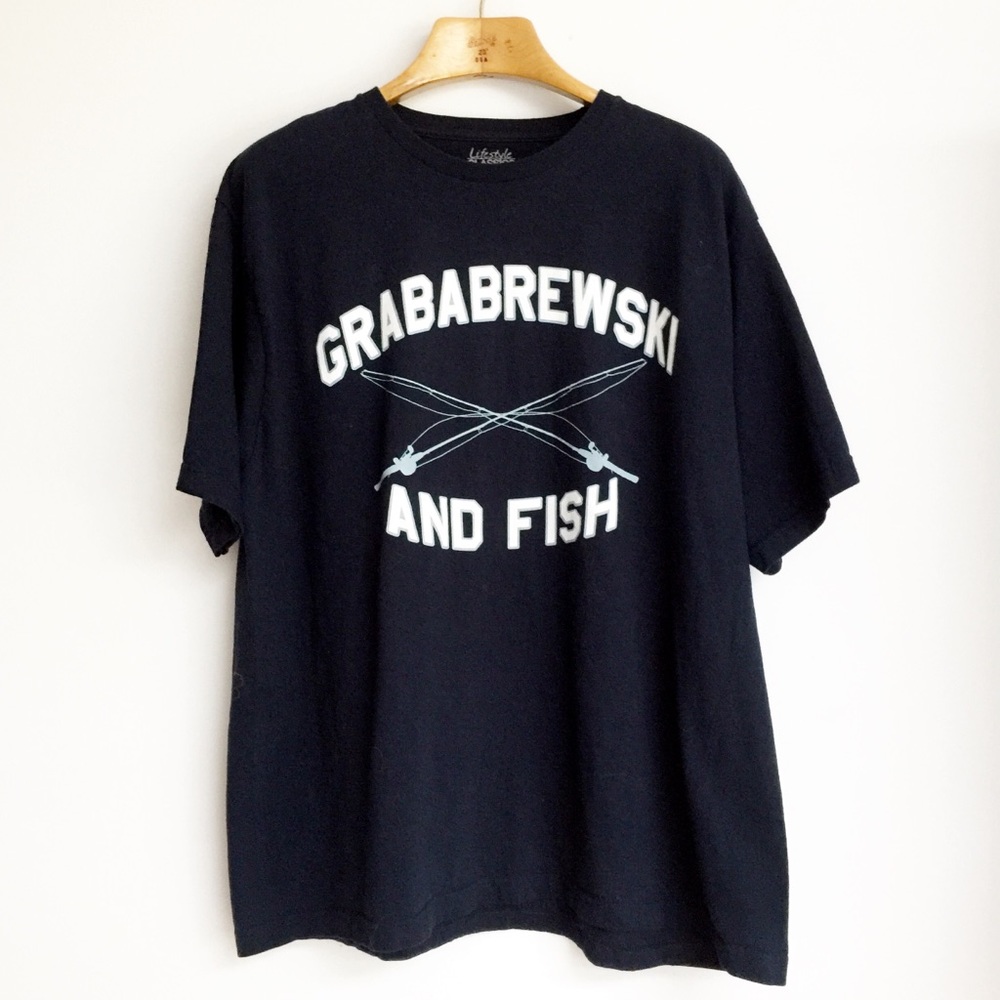 Grababrewski & Fish T-Shirt 2XLT Tall Size