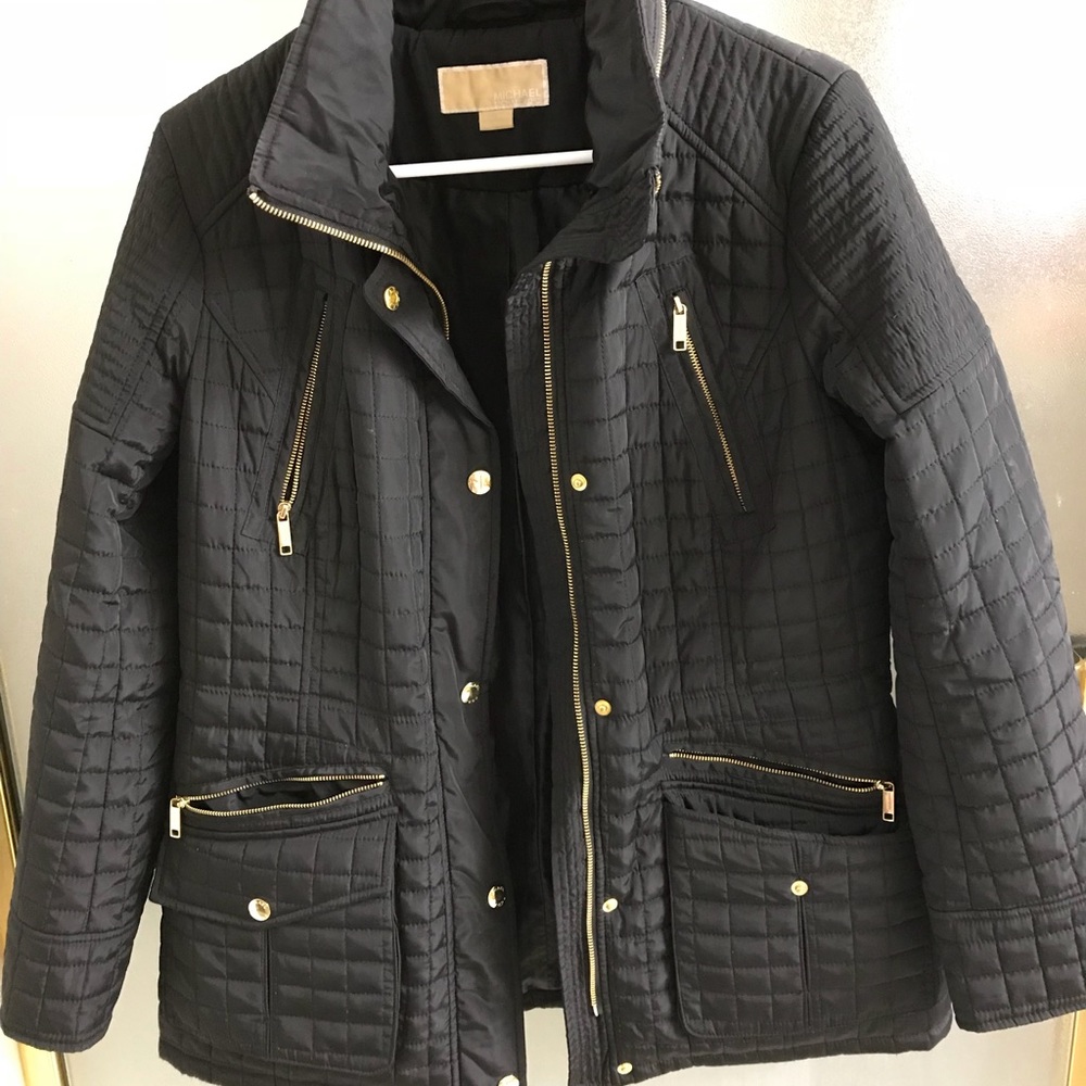 authentic  black Mik Jacket. Hardly worn, size m