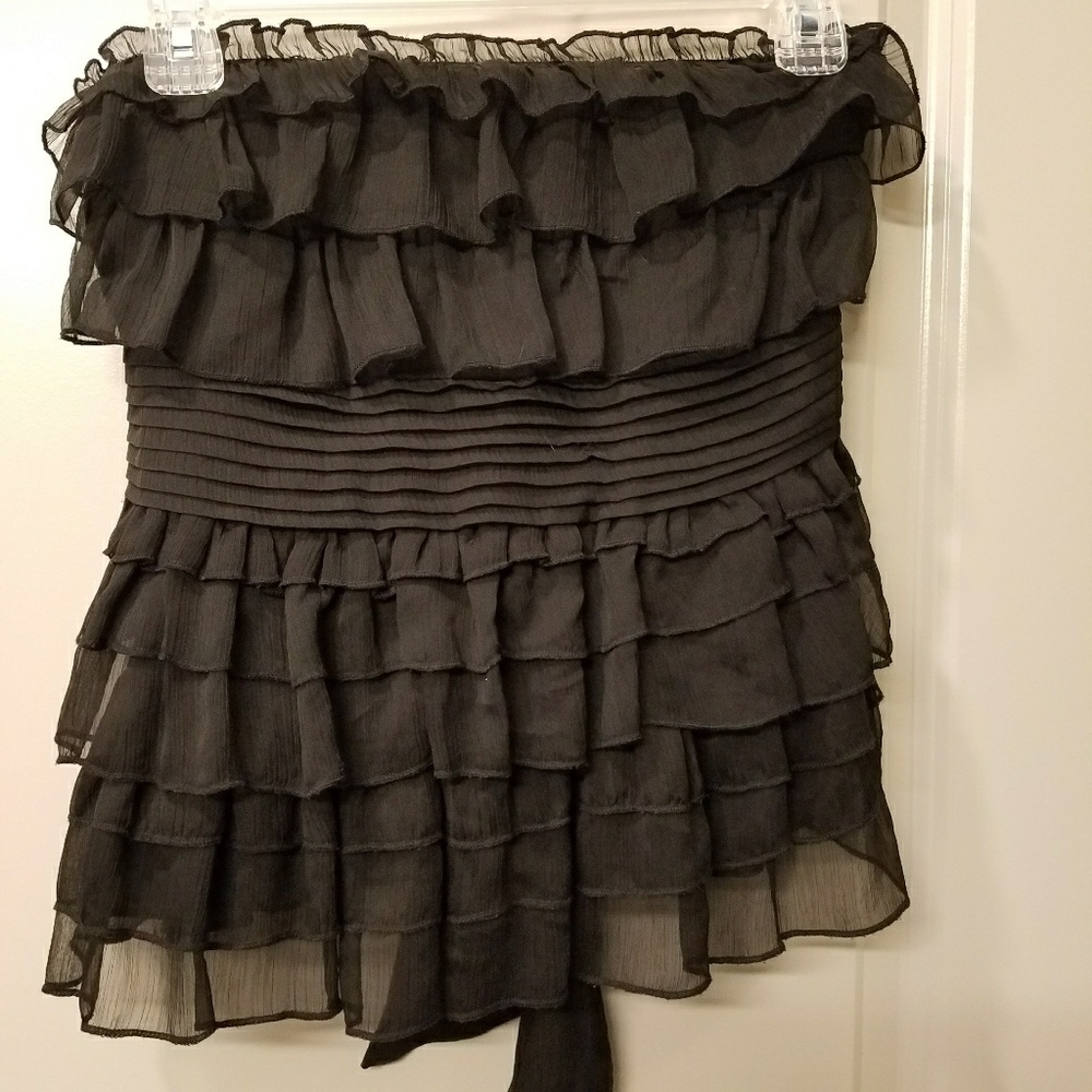 Black Agaci Tube Top