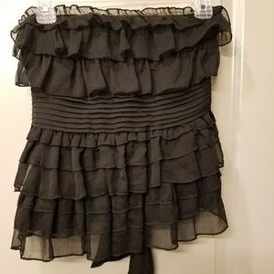 Black Agaci Tube Top