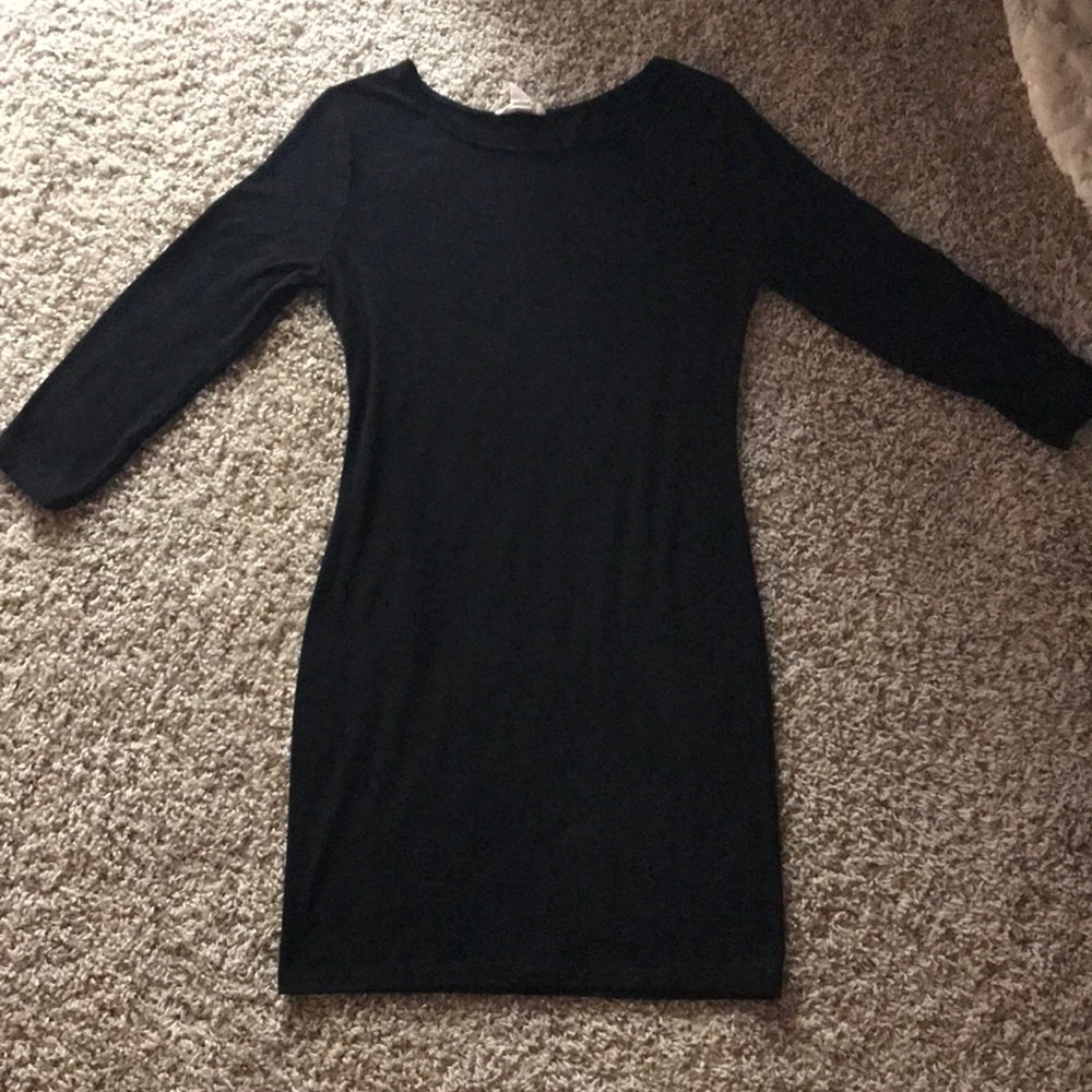Forever 21 basic black mini dress