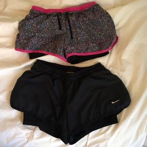 Nike running/workout shorts bundle