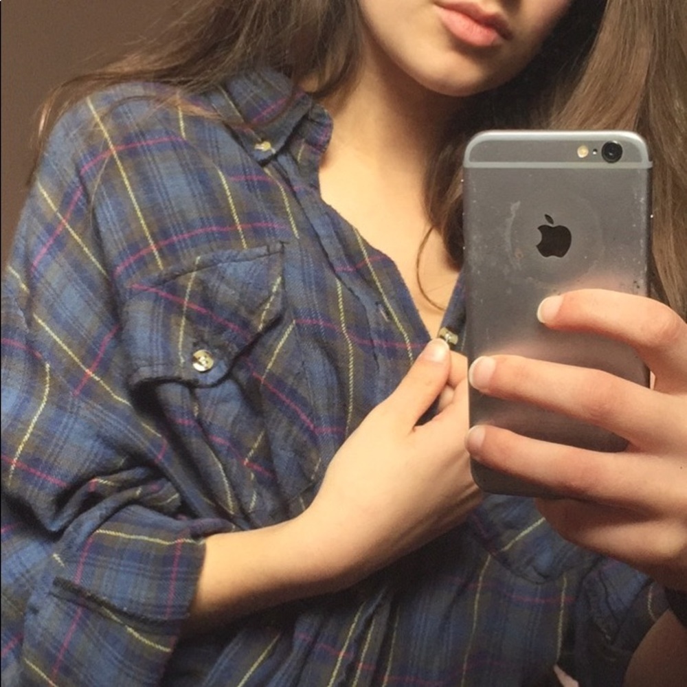 Blue cozy flannel
