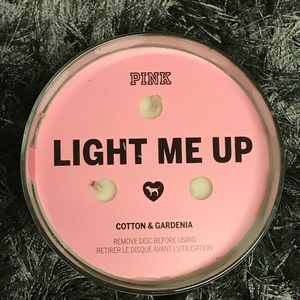 PINK Cotton and Gardenia Candle