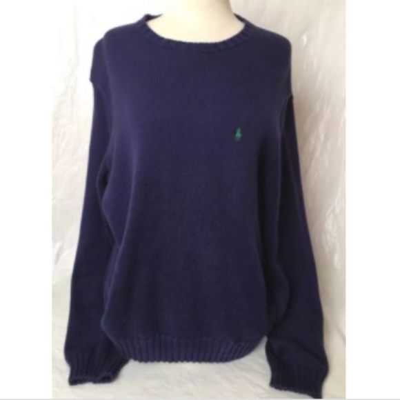 Polo Ralph Lauren Other - POLO by Ralph Lauren Crewneck Sweater Sz L Navy
