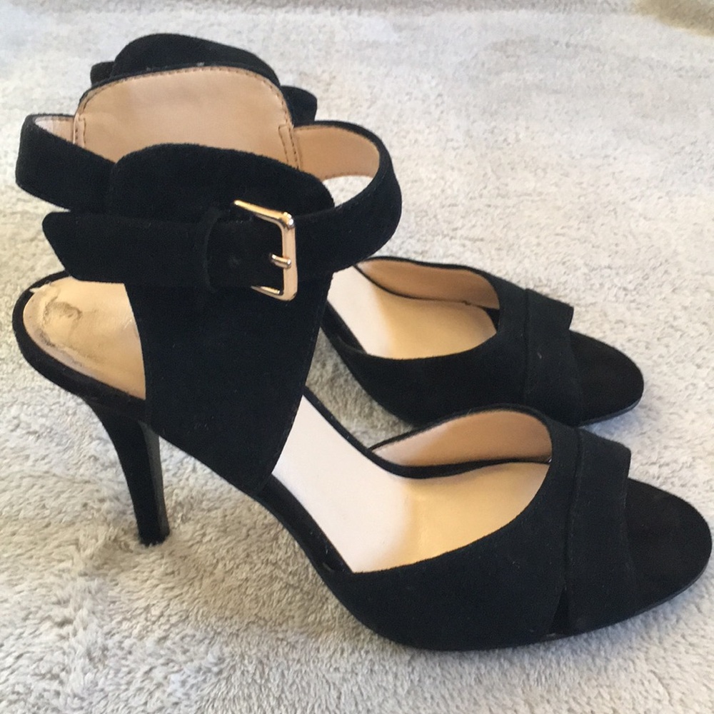 Nine West black heels size 7