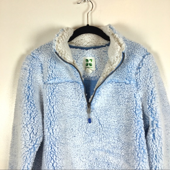 Green Tea sherpa pullover - Picture 5 of 8