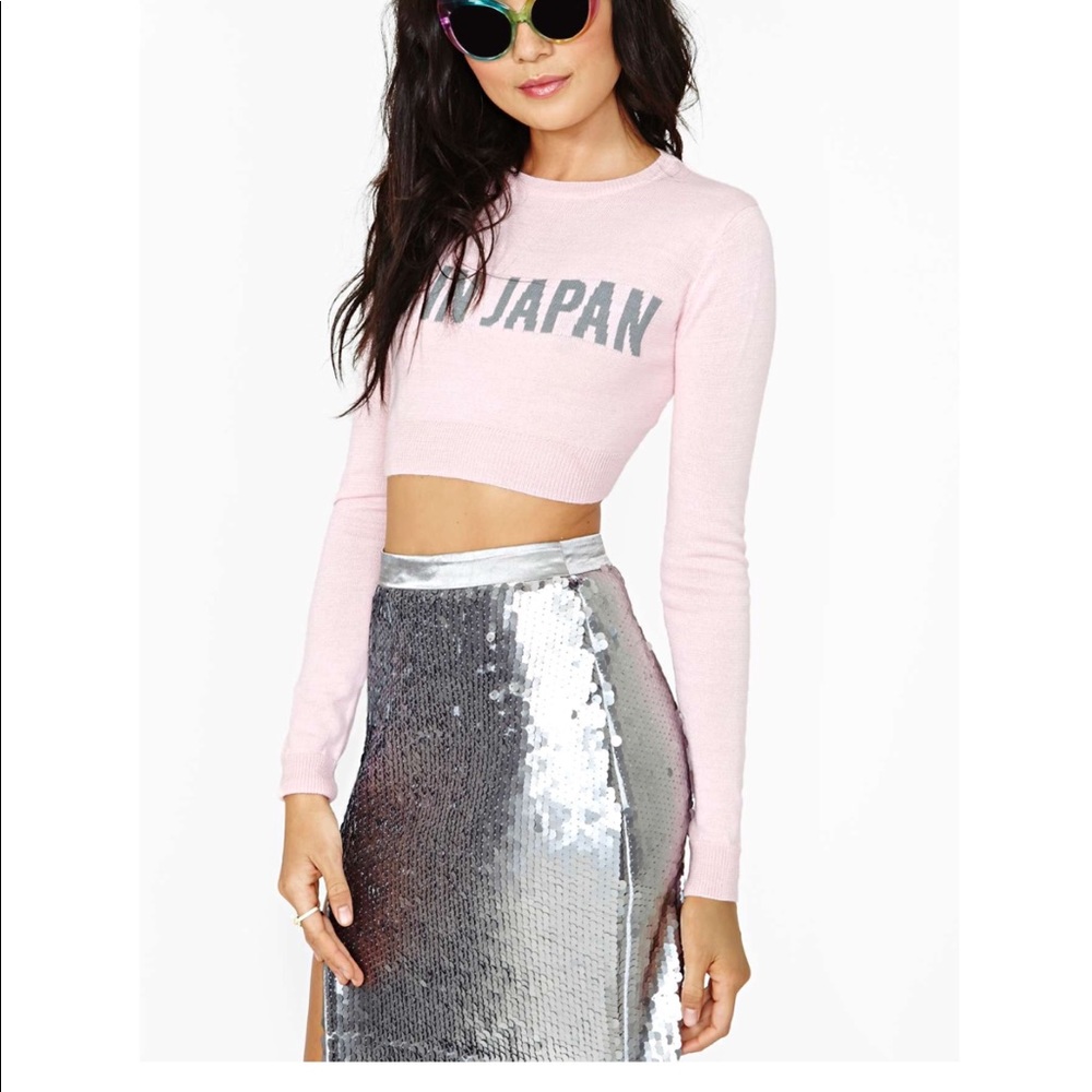 😻RARE Everland Big in Japan Crop Sweater S