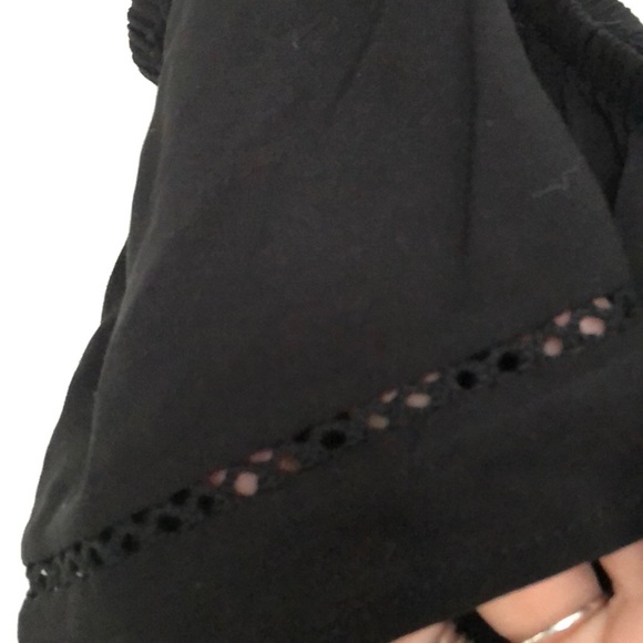 Super cute black cold shoulder t - Picture 2 of 4