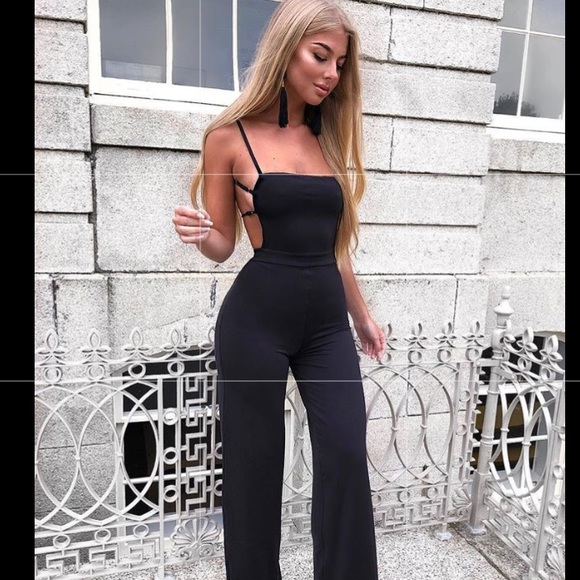 oh polly grey jumpsuit