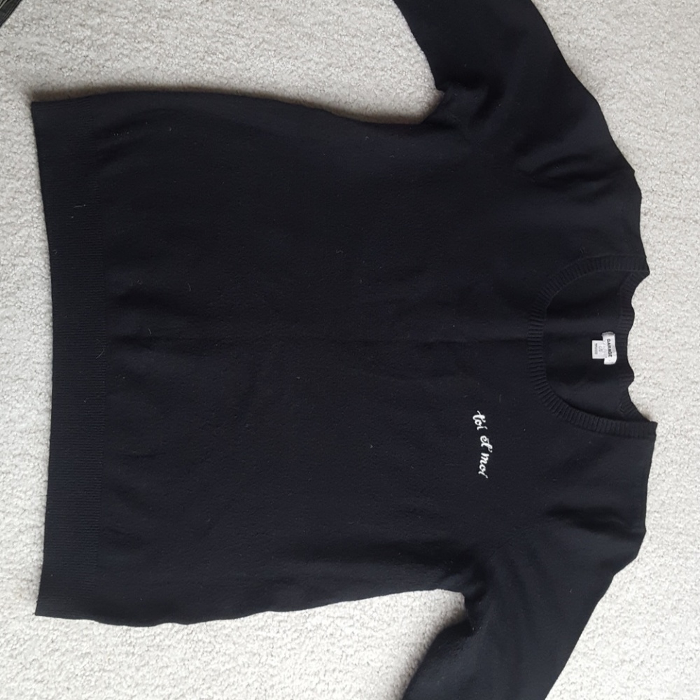 Black sweater