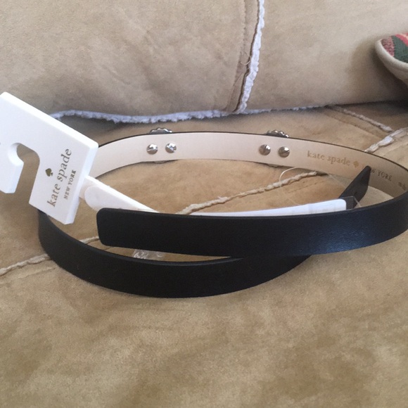 kate spade black belt