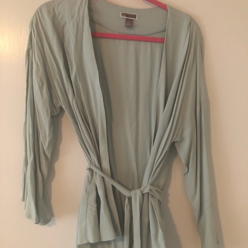 Light blue blouse/cardigan