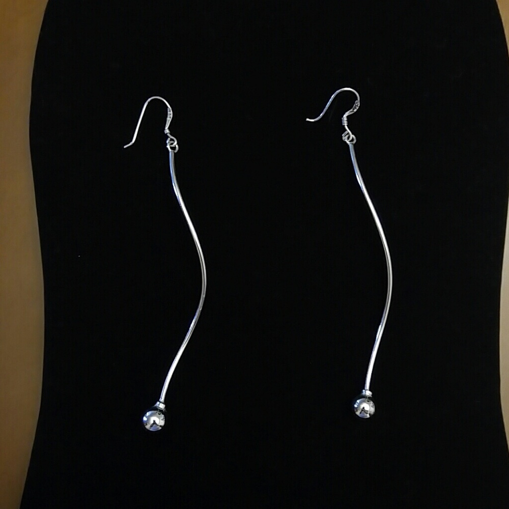 Sterling Silver Mod Earrings