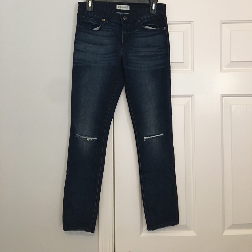 Madewell Distressed Skinny Jeans.