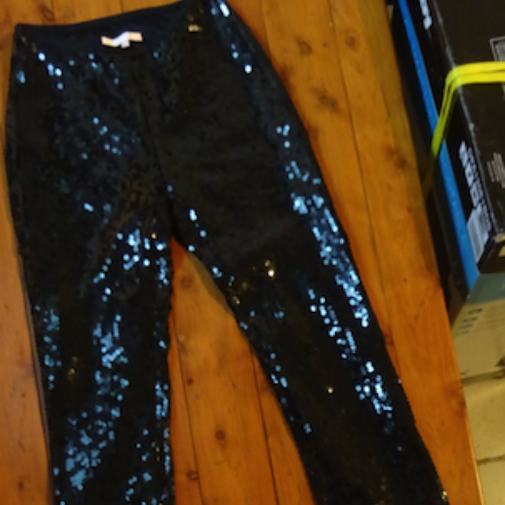 Rebecca Taylor Sequin Pants Wm's 4