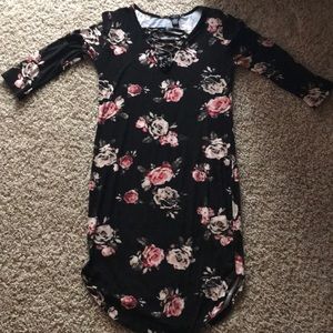 Flower print dress