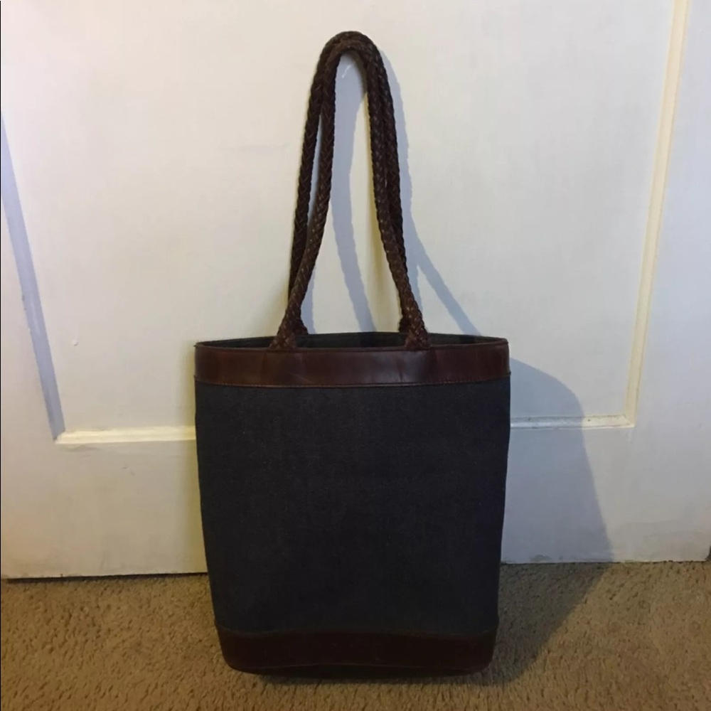 Ralph Lauren  Jean Brown Leather Tote