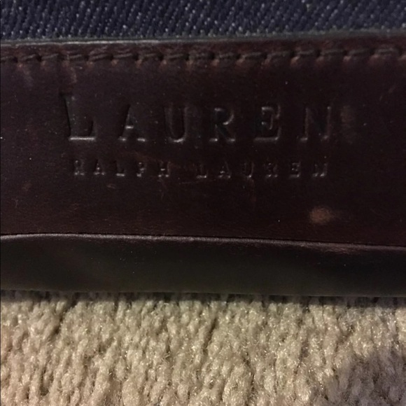 Ralph Lauren  Jean Brown Leather Tote - Picture 2 of 3