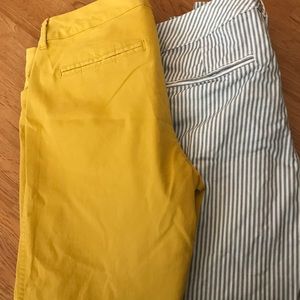 One Pair of Old Navy Pixie Chinos