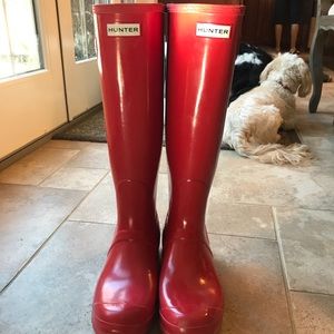 Hunter Original Tour Gloss Rain Boots