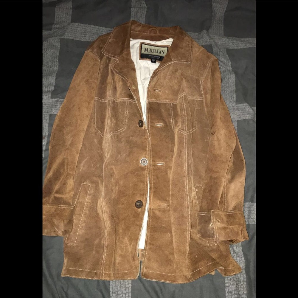 Men’s M. Julián suede leather jacket