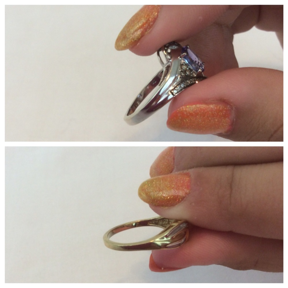 TANZANITE & DIAMOND RING - Picture 8 of 8