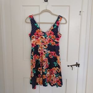 ModCloth Polka Dot Floral Dress