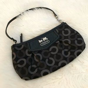 Small black coach purse