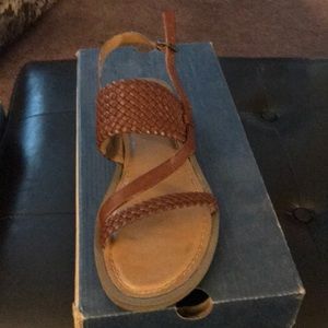 Bass sandals, never worn.