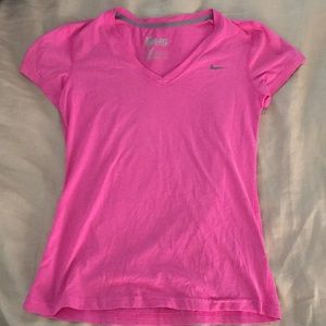 Pink Dri-Fit Nike tshirt