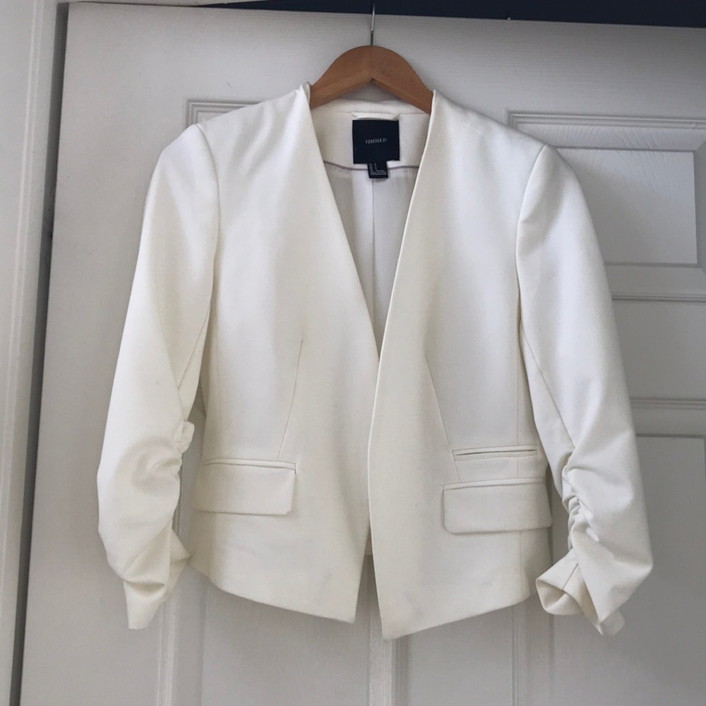 White blazer