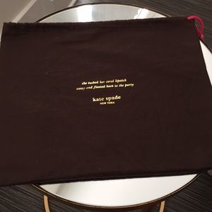 {Kate Spade} dust bag