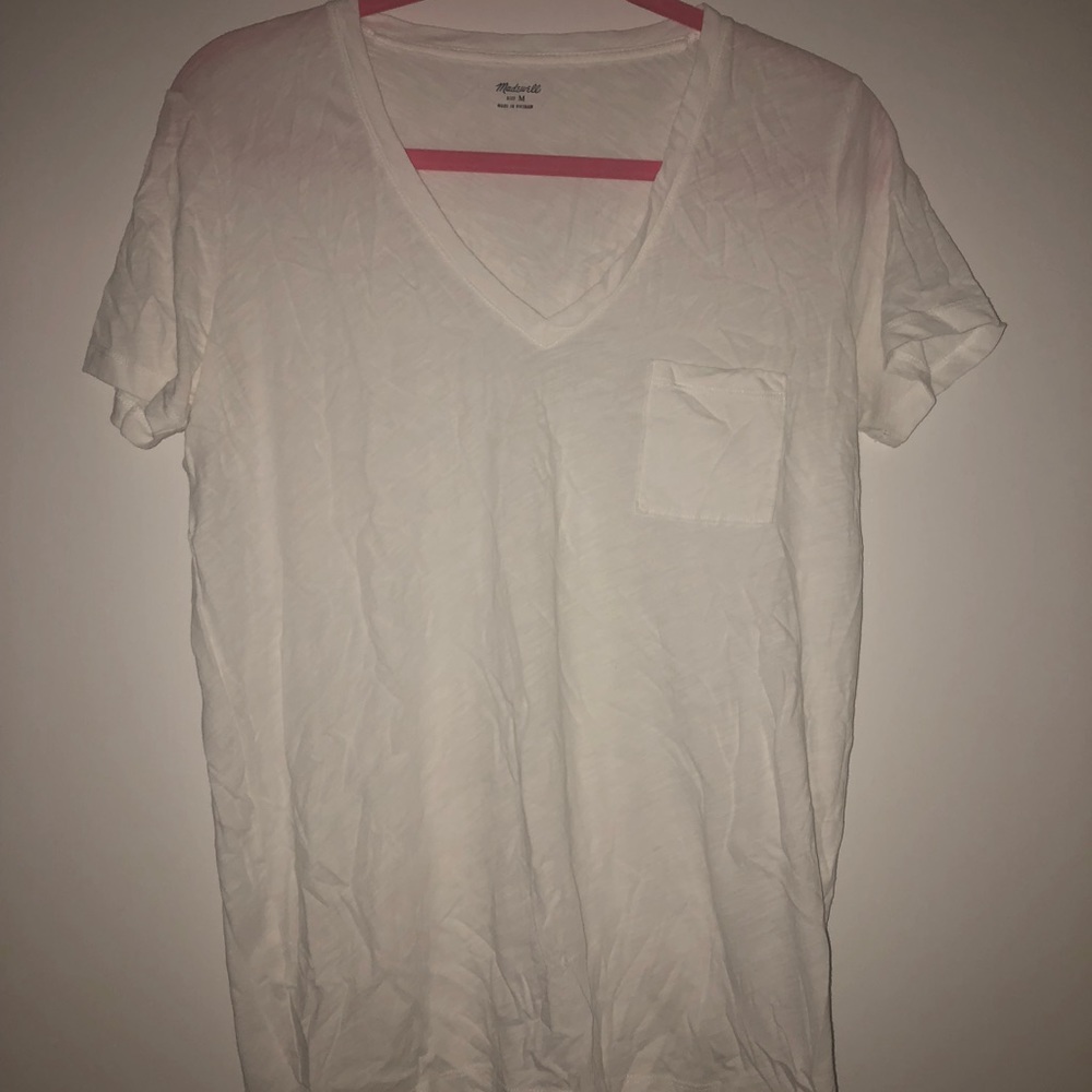 White cotton T-shirt