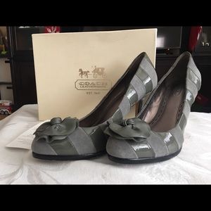 Authentic Coach Suede Pumps