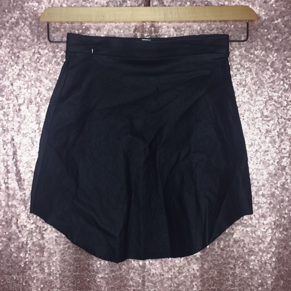 LA HEARTS FAUX LEATHER PENCIL SKIRT
