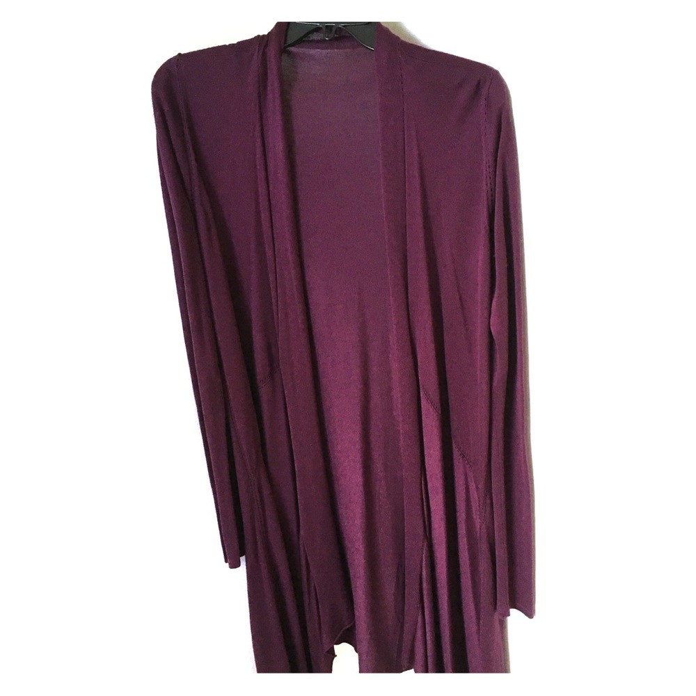 Long Draped Knit Duster Cardigan