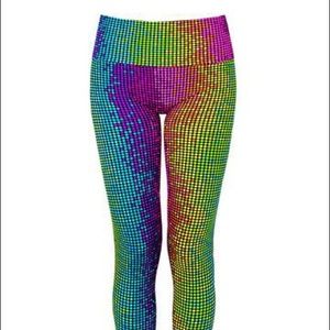 K-Deer disco dot yoga pants