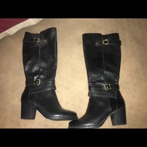 BRAND NEW Black Naturalizer Leather Boots