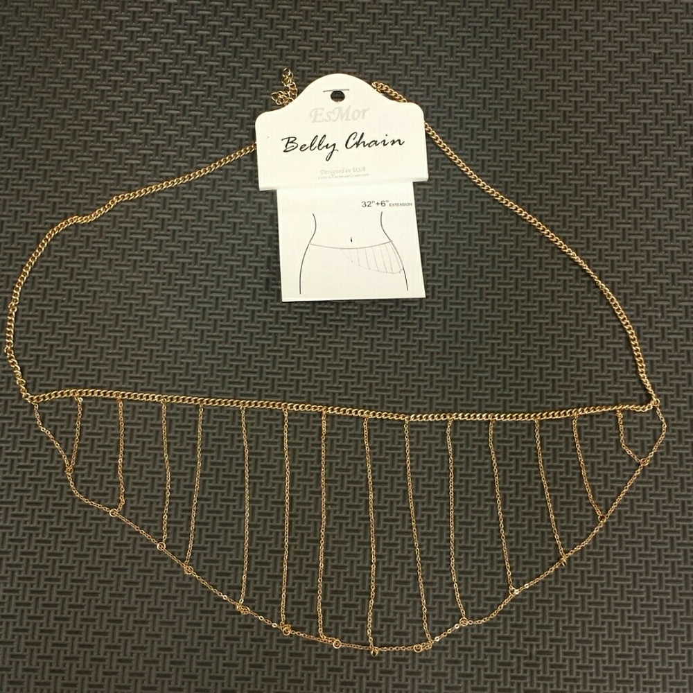 Nwt Esmor Belly Chain