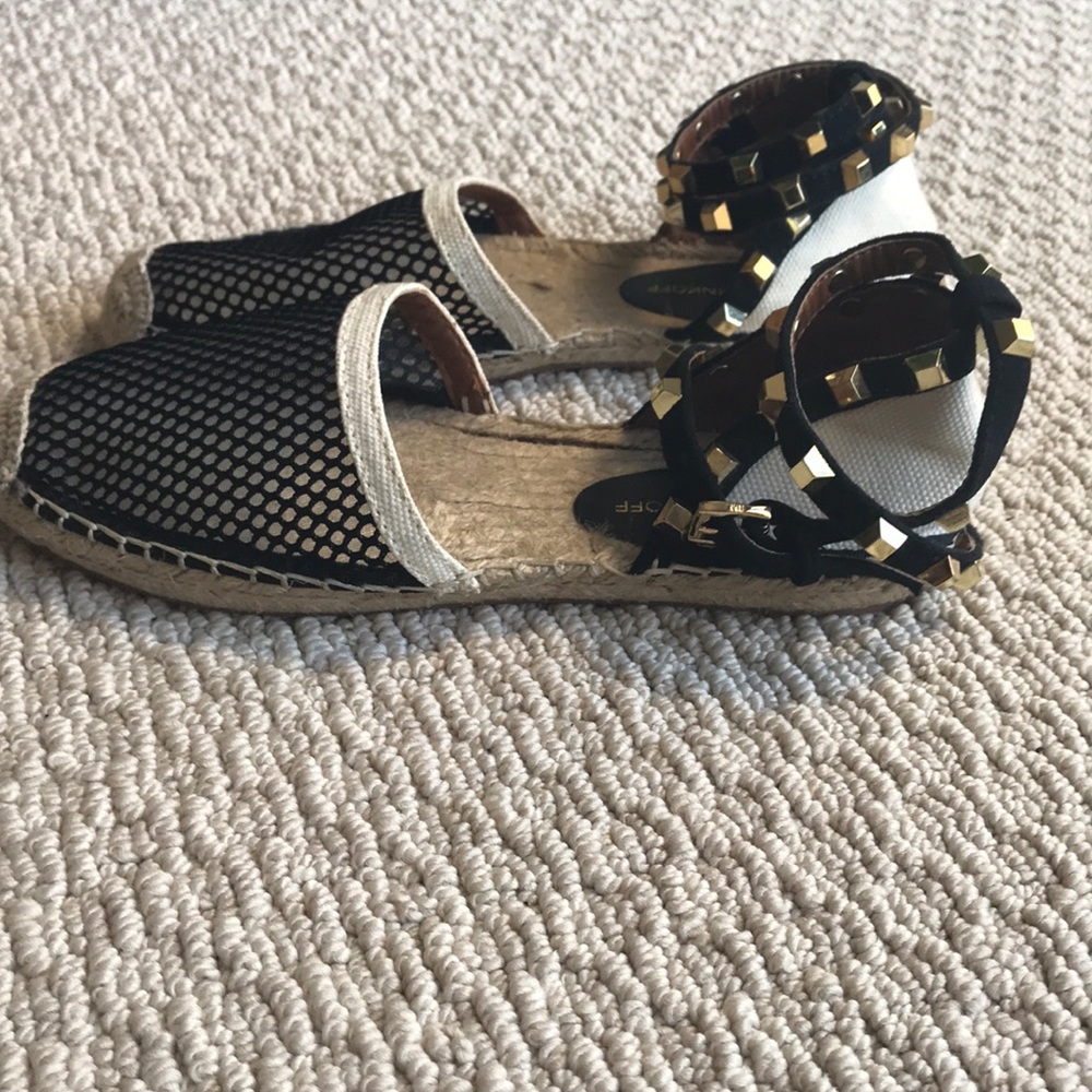 Rebecca Minkoff Espadrille Studded Sandals, 6.5