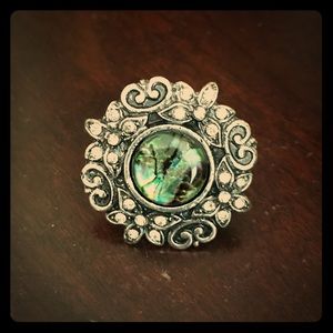 Turquoise multi-color ring
