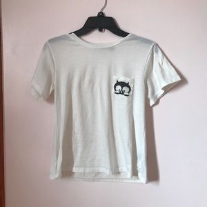 Papaya Owl Pocket Tee