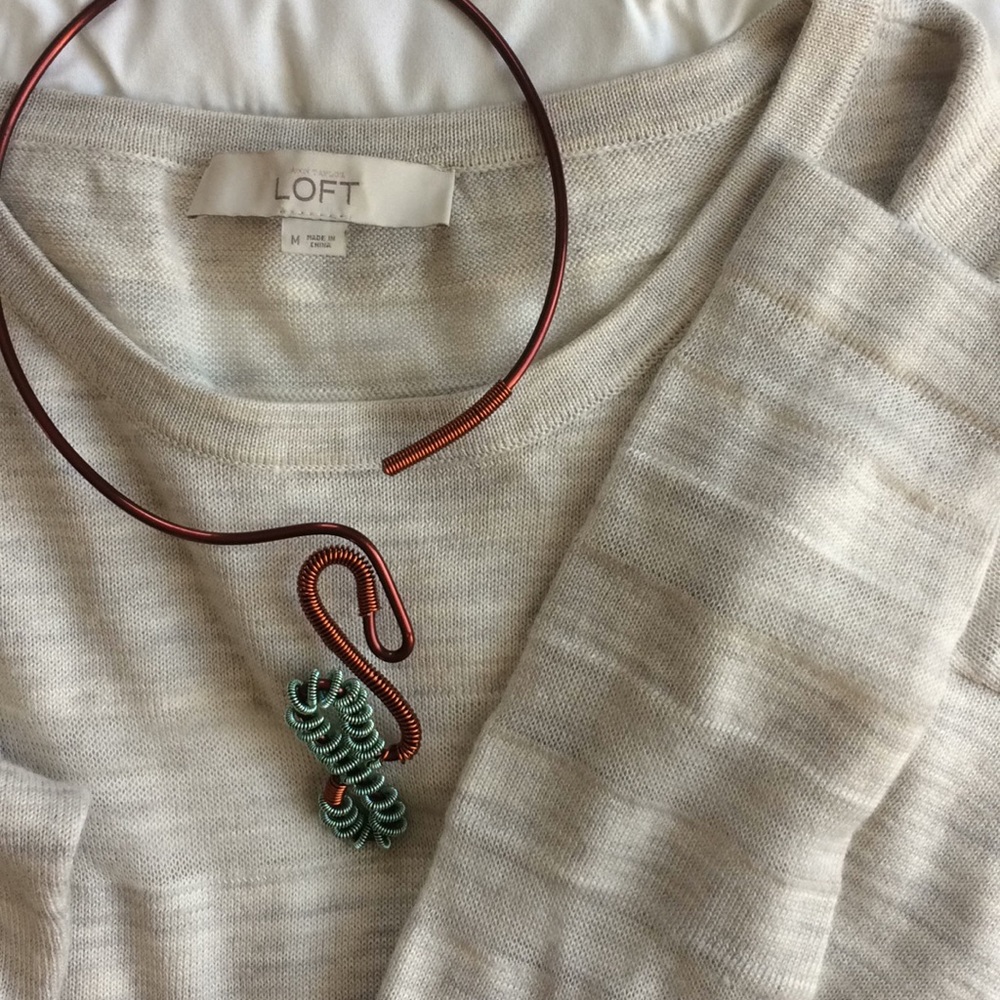 Sheer 50% wool sweater