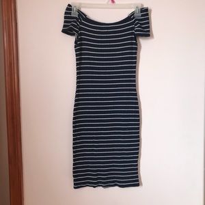 Charlotte Russe Stripped Body Con