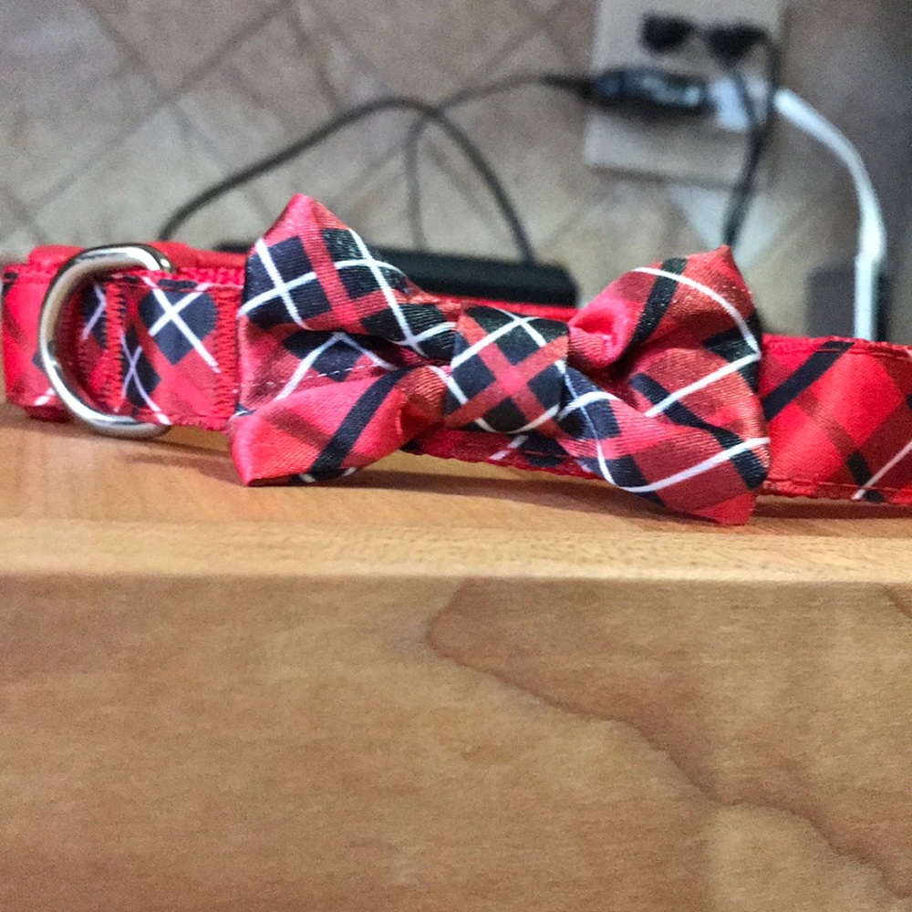 Christmas dog collar