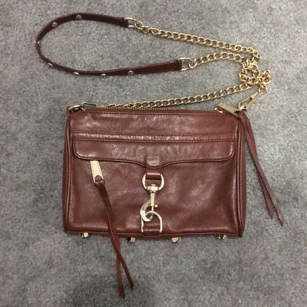 Rebecca Minkoff Brown Mini Mac