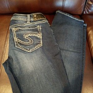 Silver jeans W31/L32 Suki mid straight style